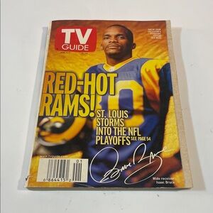 TV Guide Magazine Featuring St. Louis Rams